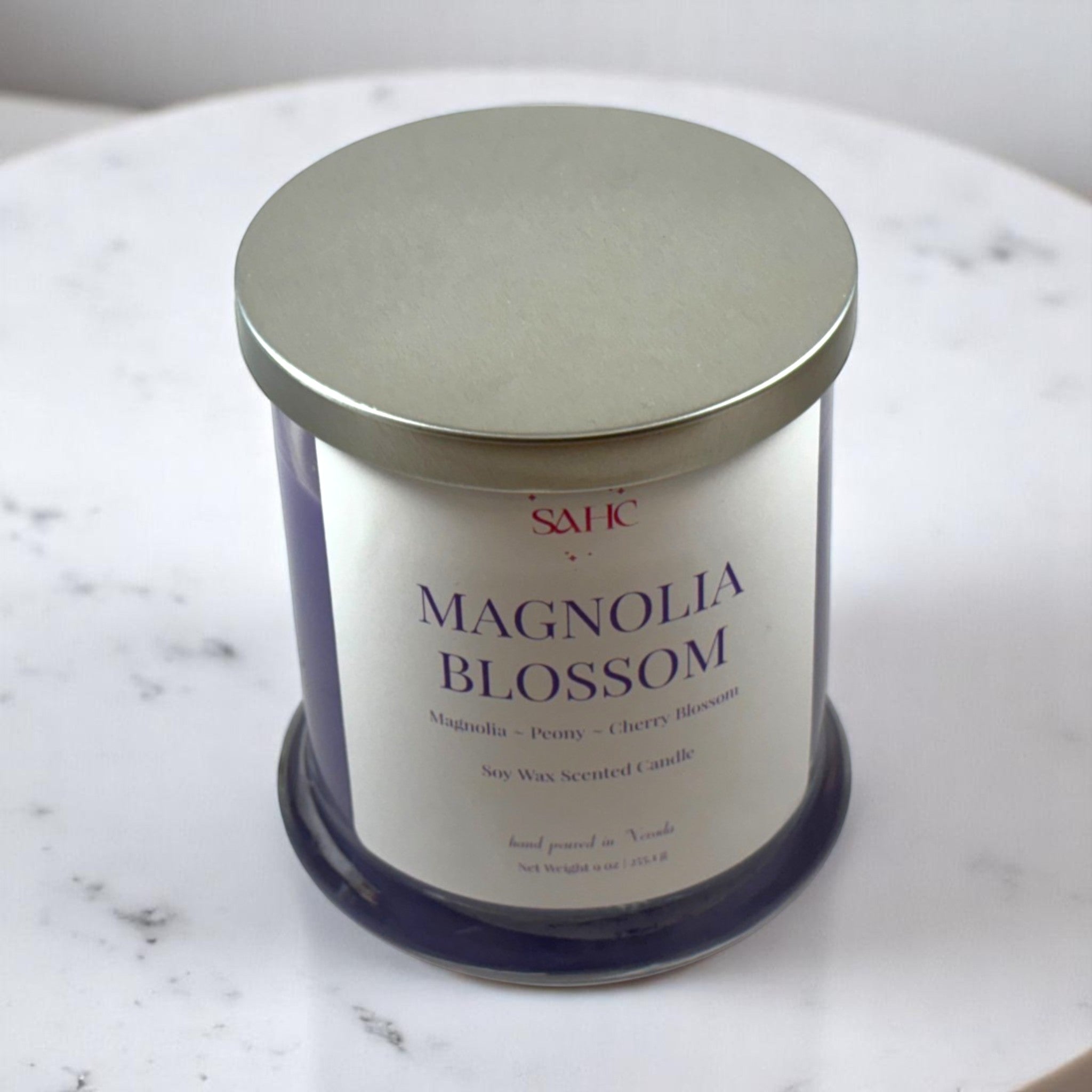 Magnolia Blossom Scented Soy Candle